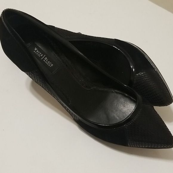 WHBM leather & suede heels - Picture 7 of 7